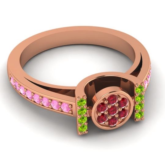 Statement Floral Pave Inodaya Ring