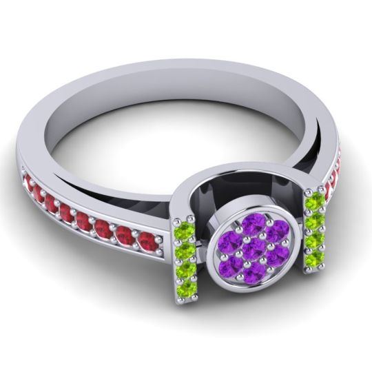 Statement Floral Pave Inodaya Ring