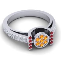 Statement Floral Pave Inodaya Ring