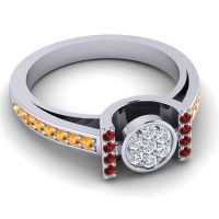 Statement Floral Pave Inodaya Ring