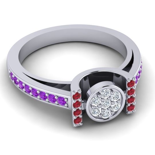 Statement Floral Pave Inodaya Ring