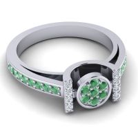 Statement Floral Pave Inodaya Ring