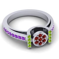 Statement Floral Pave Inodaya Ring