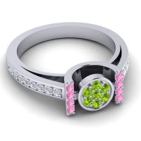 Statement Floral Pave Inodaya Ring