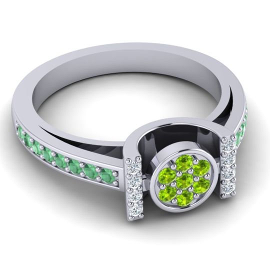 Statement Floral Pave Inodaya Ring