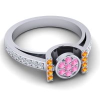 Statement Floral Pave Inodaya Ring