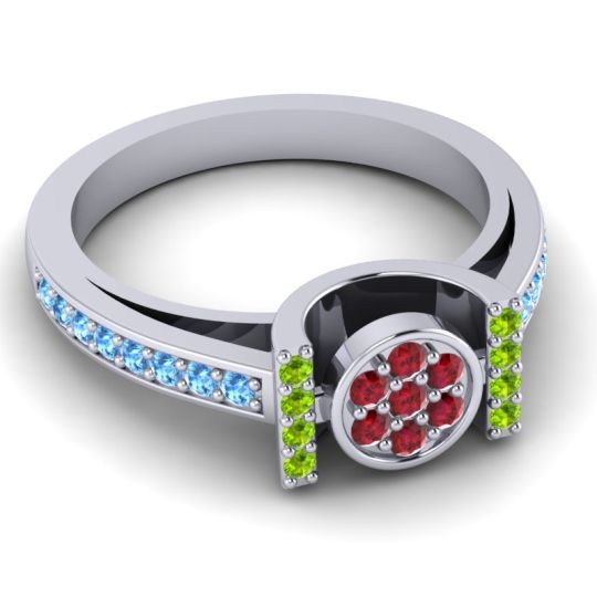 Statement Floral Pave Inodaya Ring