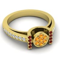 Statement Floral Pave Inodaya Ring