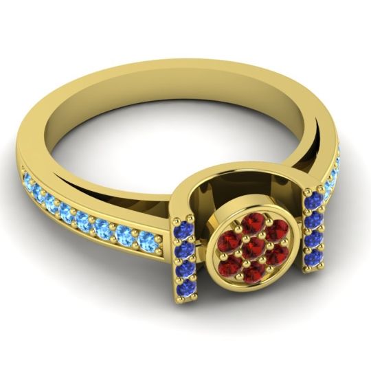 Statement Floral Pave Inodaya Ring