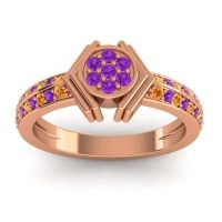 Simple Floral Art Deco Kusumina Ring