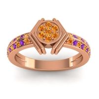 Simple Floral Art Deco Kusumina Ring