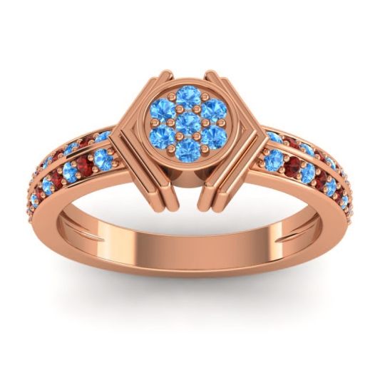 Simple Floral Art Deco Kusumina Ring