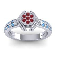 Simple Floral Art Deco Kusumina Ring