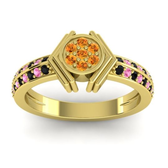 Simple Floral Art Deco Kusumina Ring