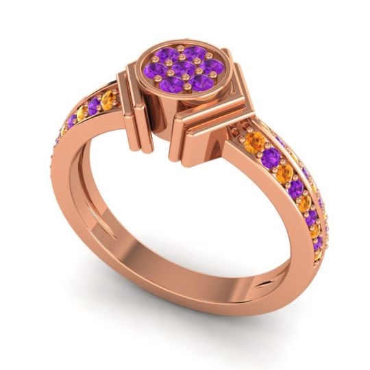 Simple Floral Art Deco Kusumina Ring