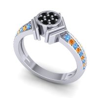 Simple Floral Art Deco Kusumina Ring