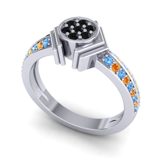 Simple Floral Art Deco Kusumina Ring