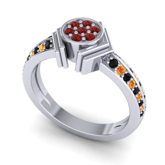 Simple Floral Art Deco Kusumina Ring