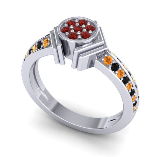 Simple Floral Art Deco Kusumina Ring