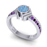 Simple Floral Art Deco Kusumina Ring