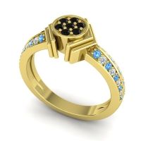 Simple Floral Art Deco Kusumina Ring
