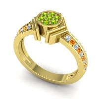Simple Floral Art Deco Kusumina Ring