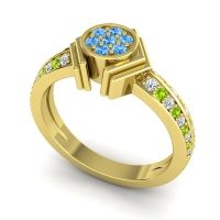 Simple Floral Art Deco Kusumina Ring