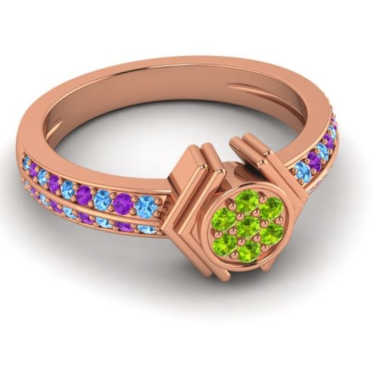 Simple Floral Art Deco Kusumina Ring