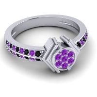 Simple Floral Art Deco Kusumina Ring