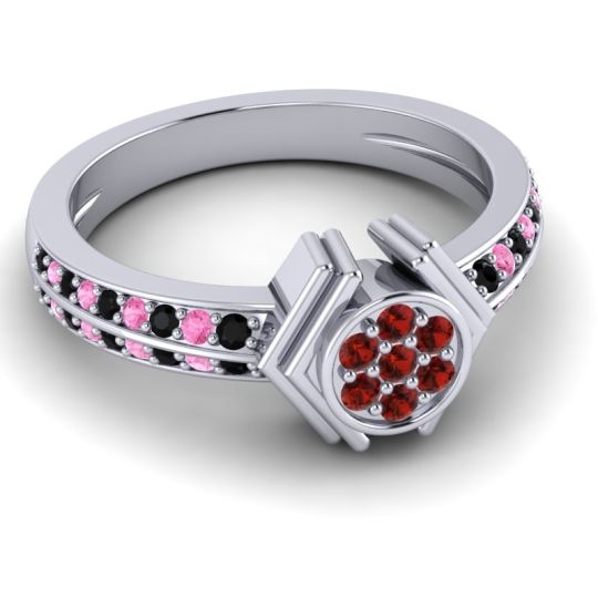 Simple Floral Art Deco Kusumina Ring