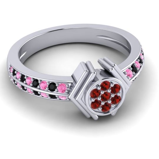 Simple Floral Art Deco Kusumina Ring