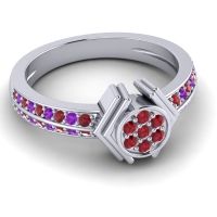 Simple Floral Art Deco Kusumina Ring