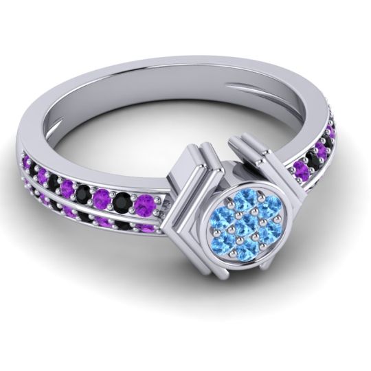 Simple Floral Art Deco Kusumina Ring