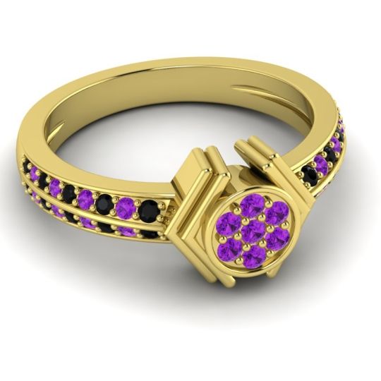 Simple Floral Art Deco Kusumina Ring