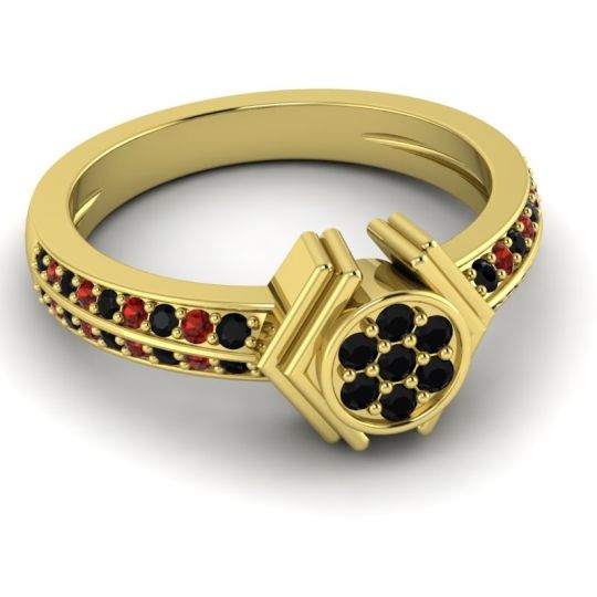 Simple Floral Art Deco Kusumina Ring