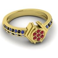Simple Floral Art Deco Kusumina Ring