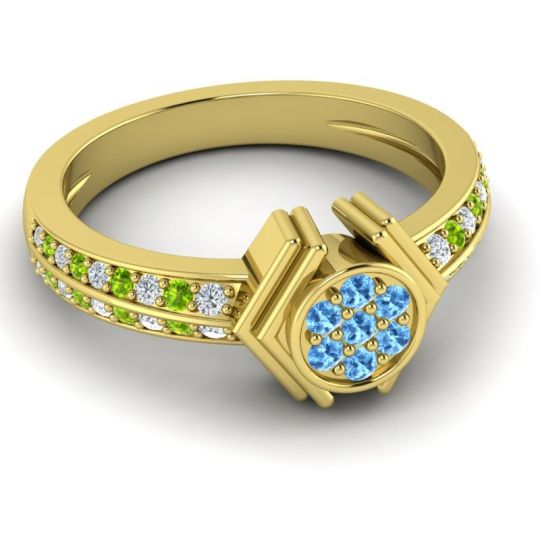 Simple Floral Art Deco Kusumina Ring
