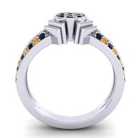 Simple Floral Art Deco Kusumina Ring