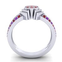 Simple Floral Art Deco Kusumina Ring