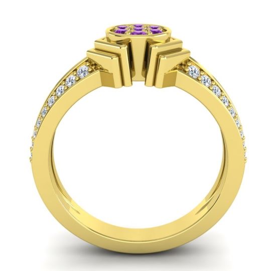 Simple Floral Art Deco Kusumina Ring