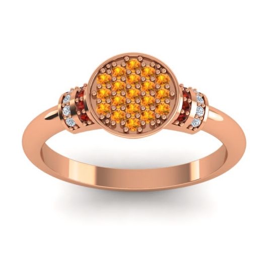 Statement Floral Pave Vedika Ring