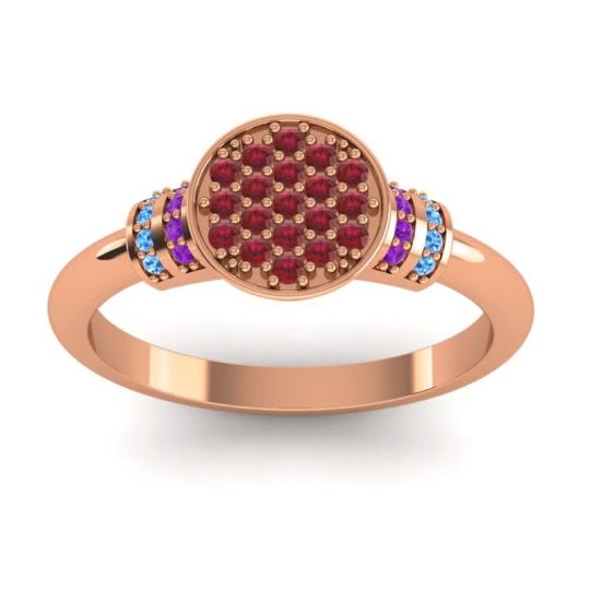 Statement Floral Pave Vedika Ring