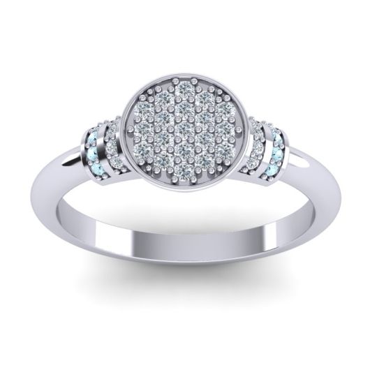 Statement Floral Pave Vedika Ring