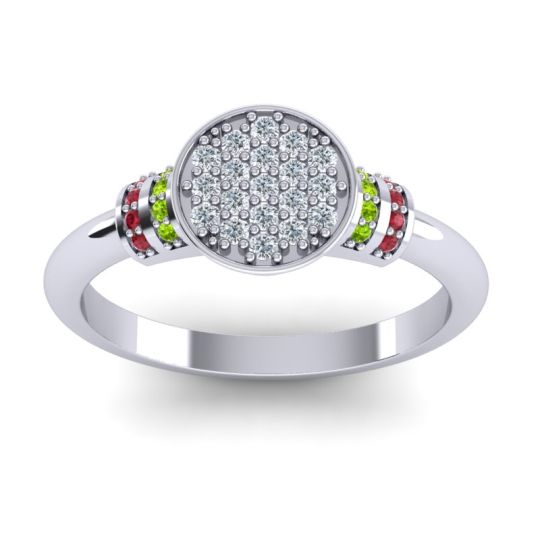 Statement Floral Pave Vedika Ring
