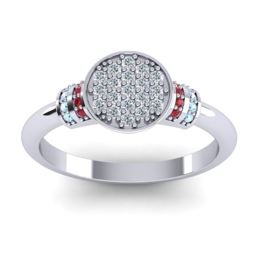 Statement Floral Pave Vedika Ring