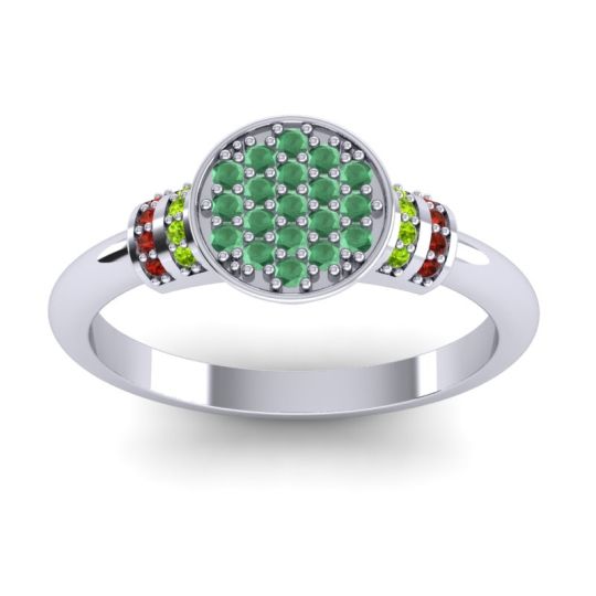 Statement Floral Pave Vedika Ring