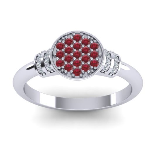 Statement Floral Pave Vedika Ring