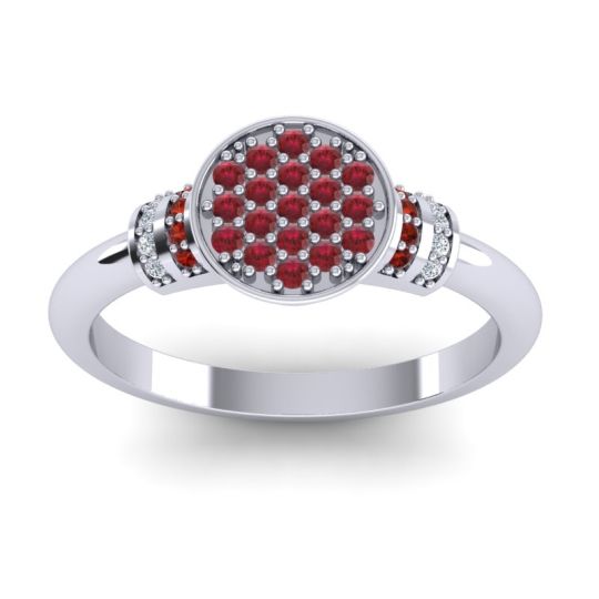 Statement Floral Pave Vedika Ring