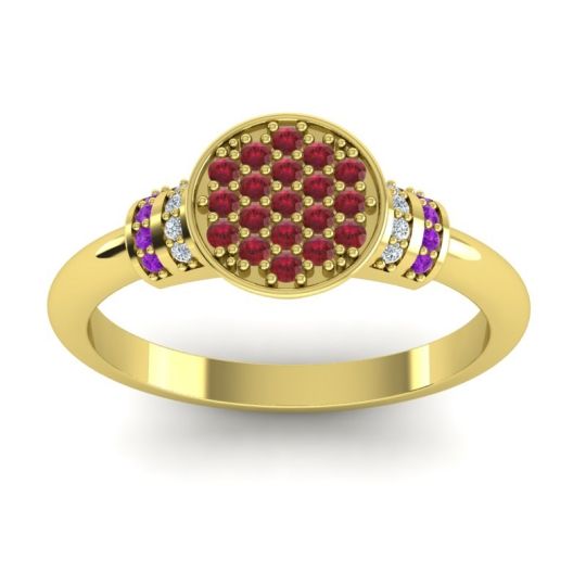 Statement Floral Pave Vedika Ring