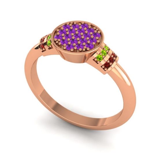 Statement Floral Pave Vedika Ring